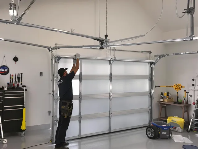 Westmont Garage Door Repair certified team performing precision garage door installation in Westmont