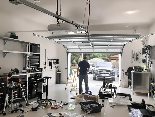 Garage door opener installation by Westmont Garage Door Repair in Westmont