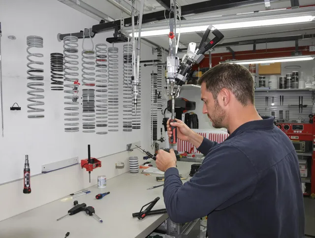 Westmont Garage Door Repair safety certified technician performing precision spring replacement in Westmont